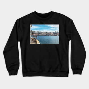 Relaxing By The Douro in Porto Crewneck Sweatshirt